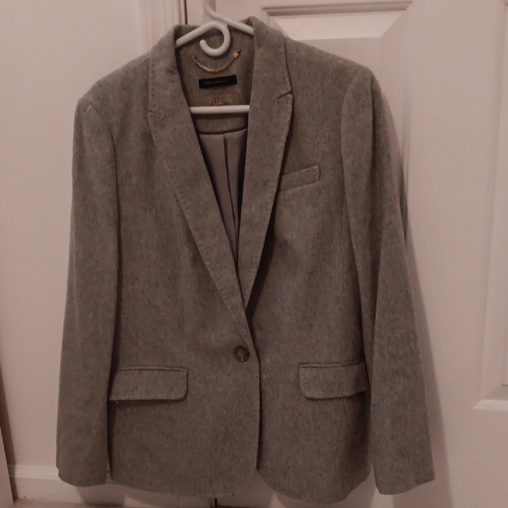 Light Gray Women's Blazer Cashmere